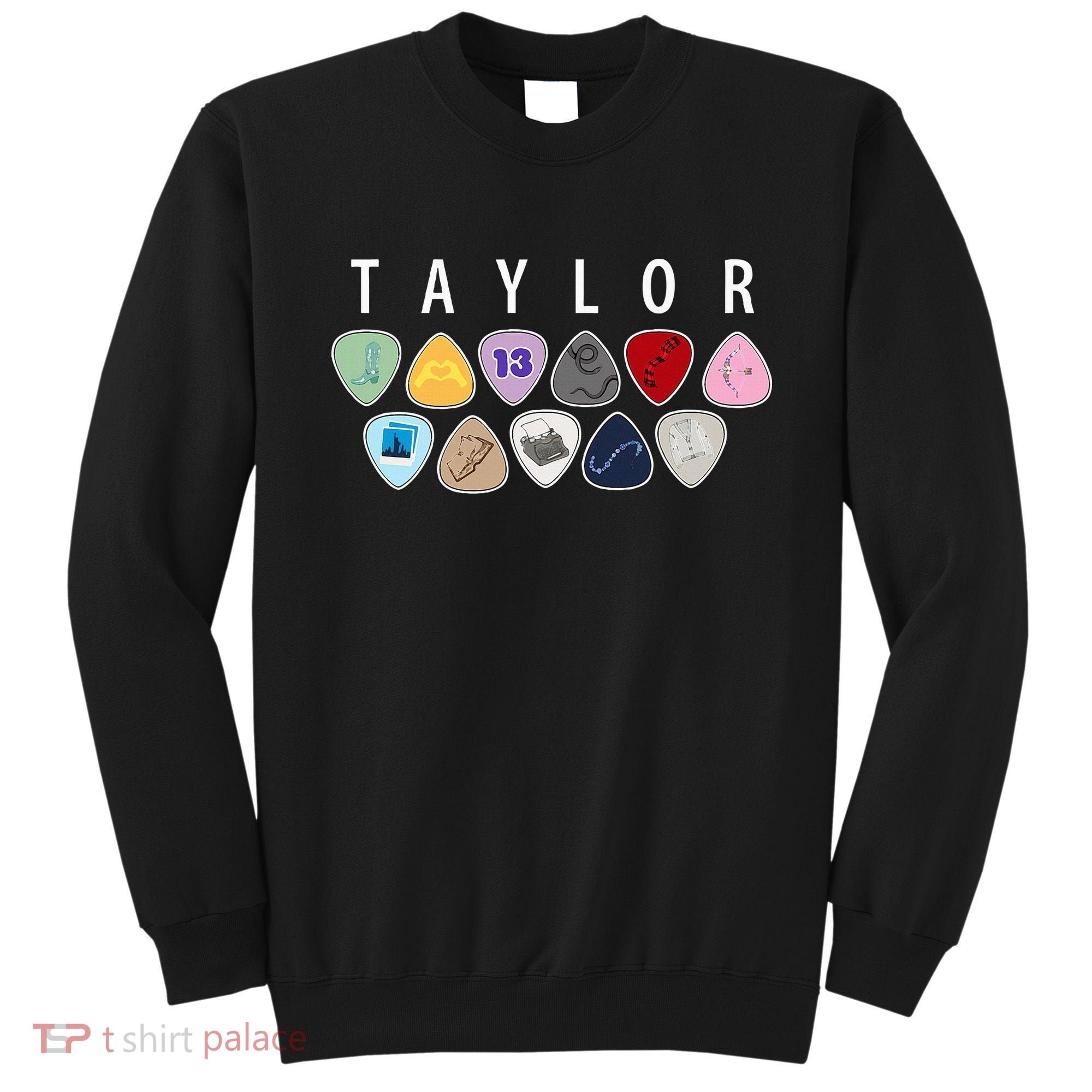 Taylor First Name I Love Taylor Girl Groovy 80S Sweatshirt