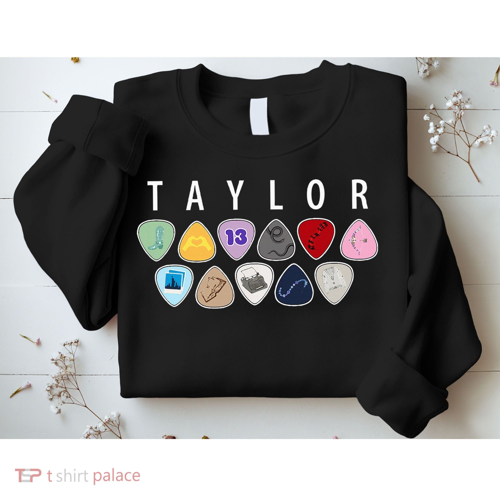 Taylor First Name I Love Taylor Girl Groovy 80S Sweatshirt