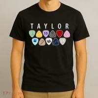 Taylor First Name I Love Taylor Girl Groovy 80S T-Shirt thumb 3