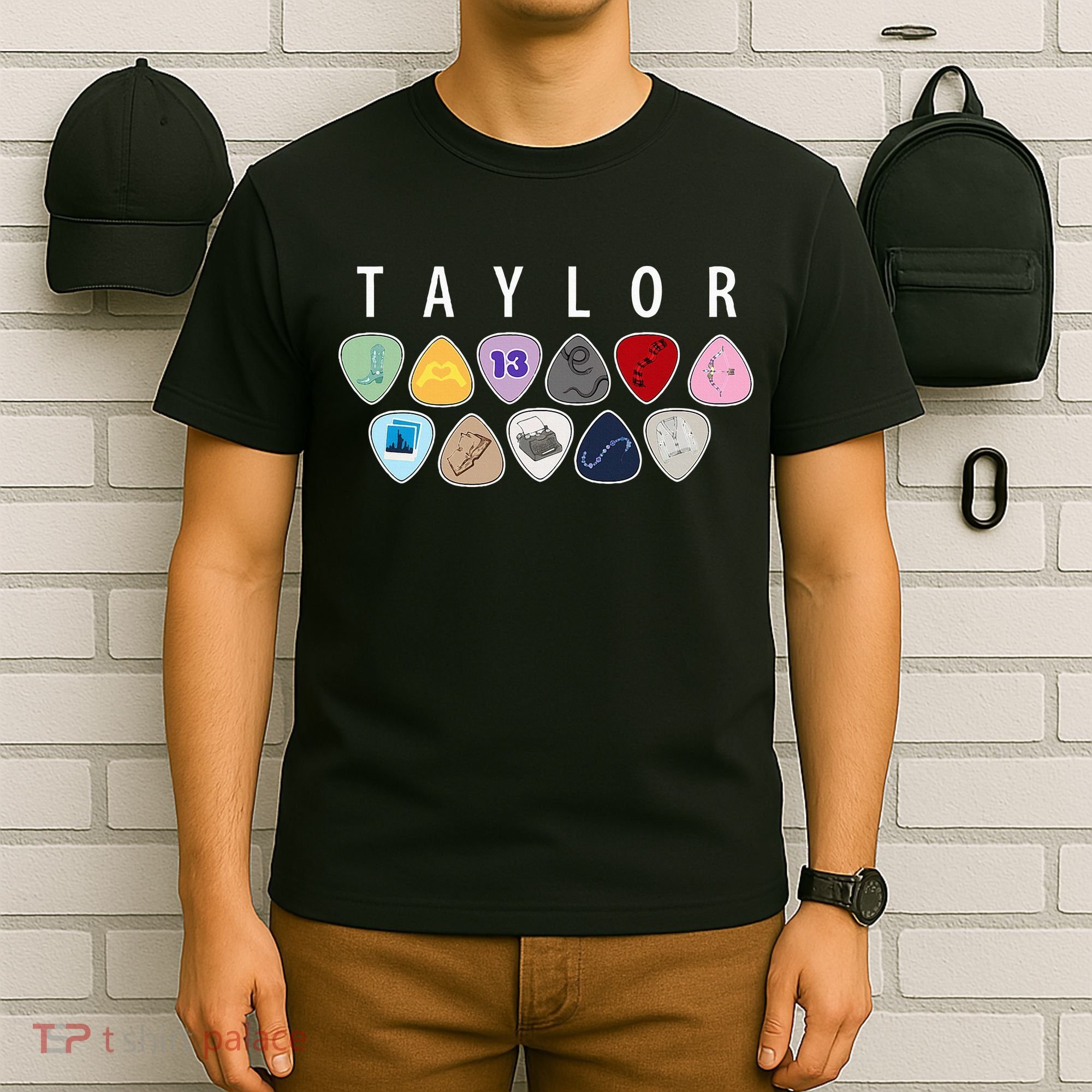 Taylor First Name I Love Taylor Girl Groovy 80S T-Shirt