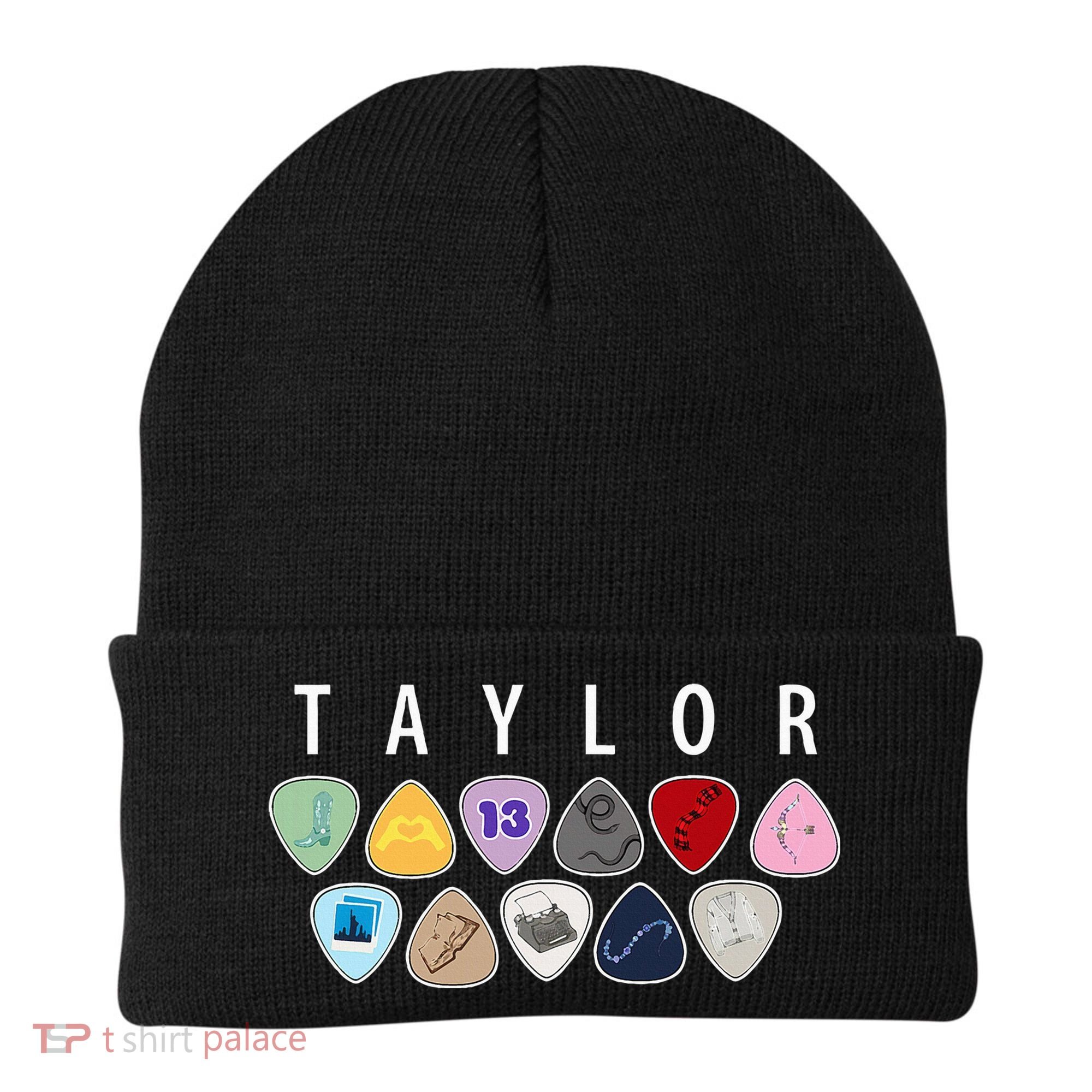 Taylor First Name I Love Taylor Girl Groovy 80S Beanie