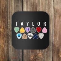 Taylor First Name I Love Taylor Girl Groovy 80S Coaster thumb 0