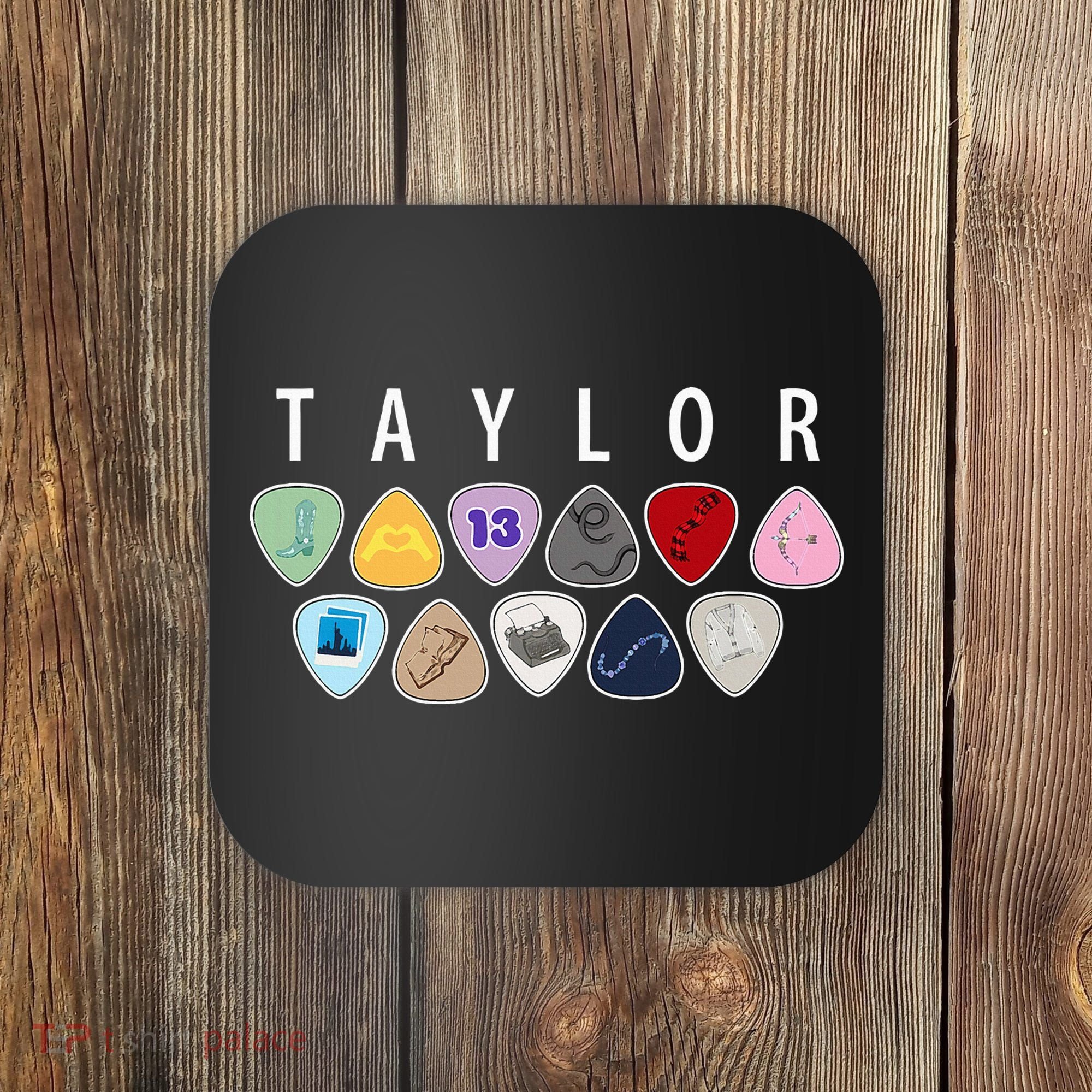 Taylor First Name I Love Taylor Girl Groovy 80S Coaster