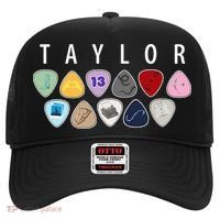 Taylor First Name I Love Taylor Girl Groovy 80S Hat thumb 0