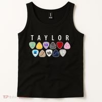 Taylor First Name I Love Taylor Girl Groovy 80S Tank Top thumb 2