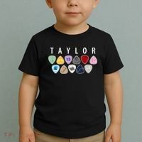 Taylor First Name I Love Taylor Girl Groovy 80S Toddler T-Shirt thumb 2