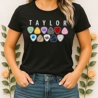 Taylor First Name I Love Taylor Girl Groovy 80S Women's T-Shirt thumb 2