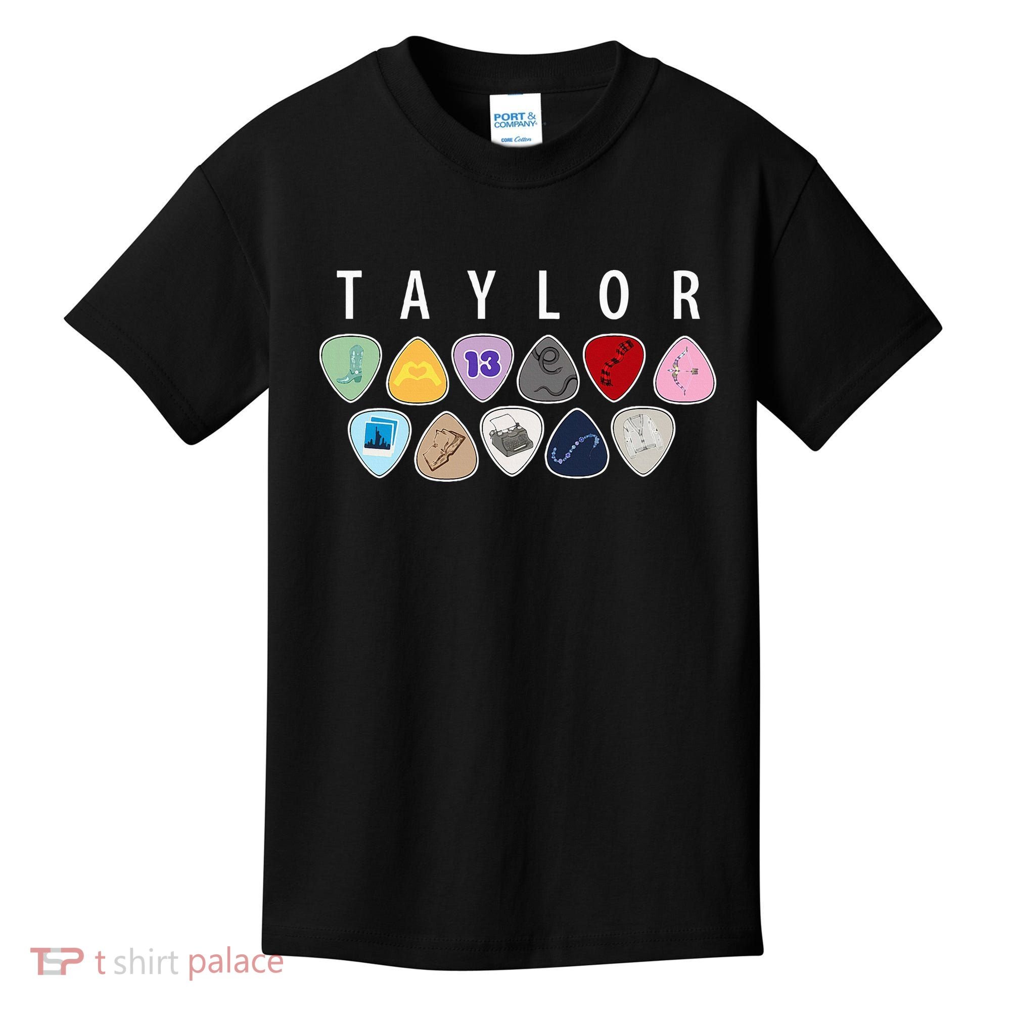 Taylor First Name I Love Taylor Girl Groovy 80S Kids T-Shirt