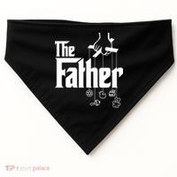 The Father New Daddy Expecting Baby Gift USA-Made Doggie Bandana thumb 0
