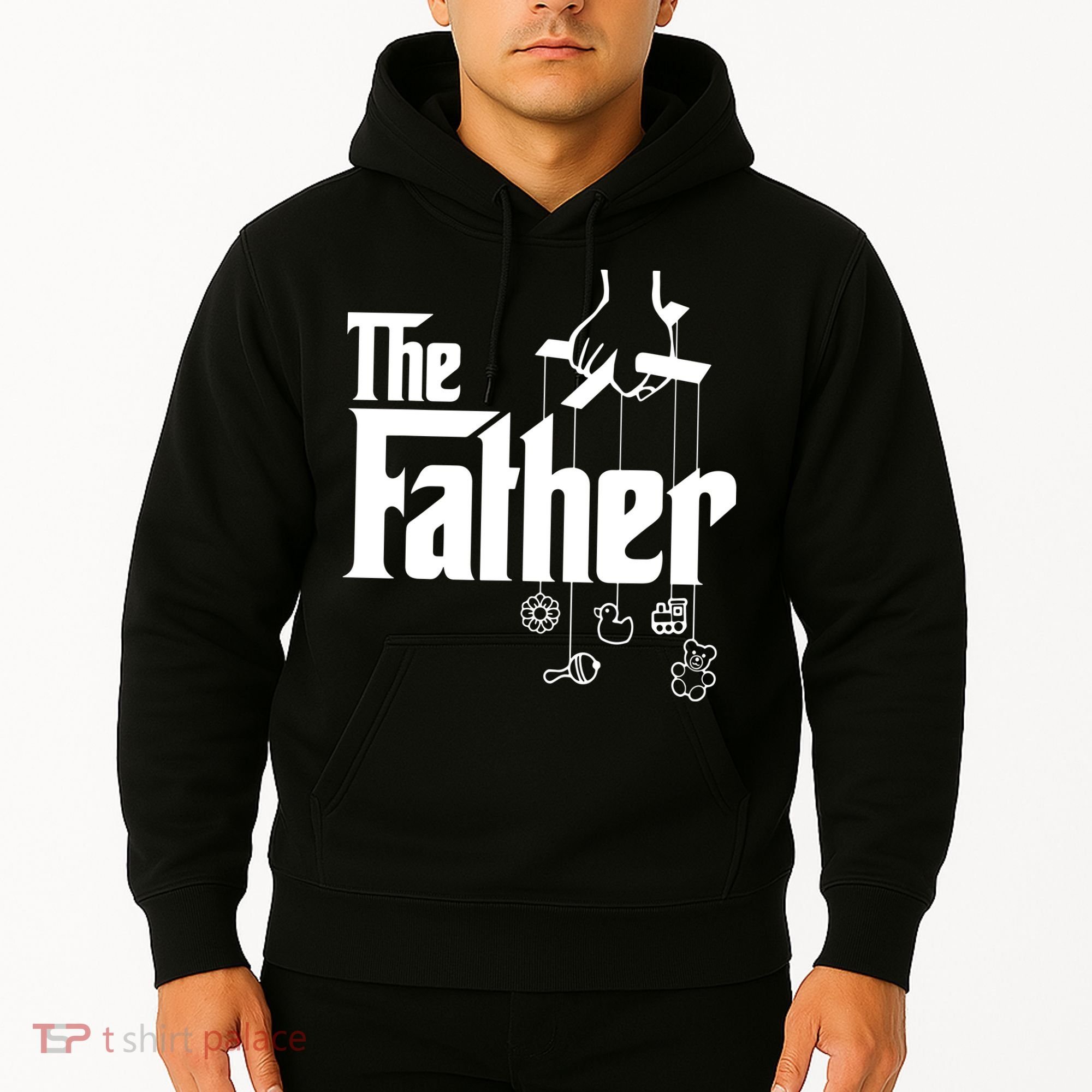 The Father New Daddy Expecting Baby Gift Hoodie