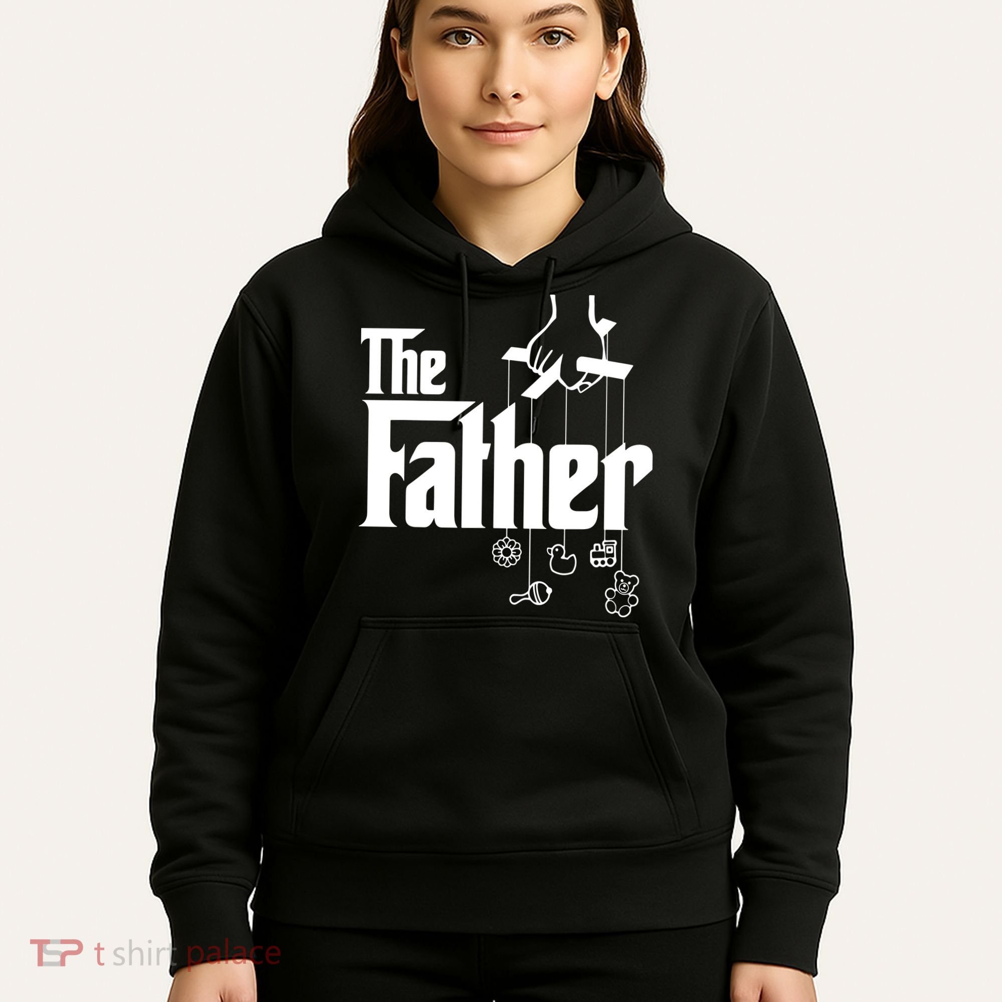 The Father New Daddy Expecting Baby Gift Hoodie