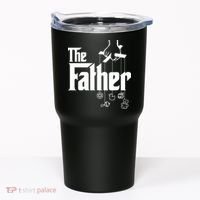 The Father New Daddy Expecting Baby Gift Tumbler thumb 0