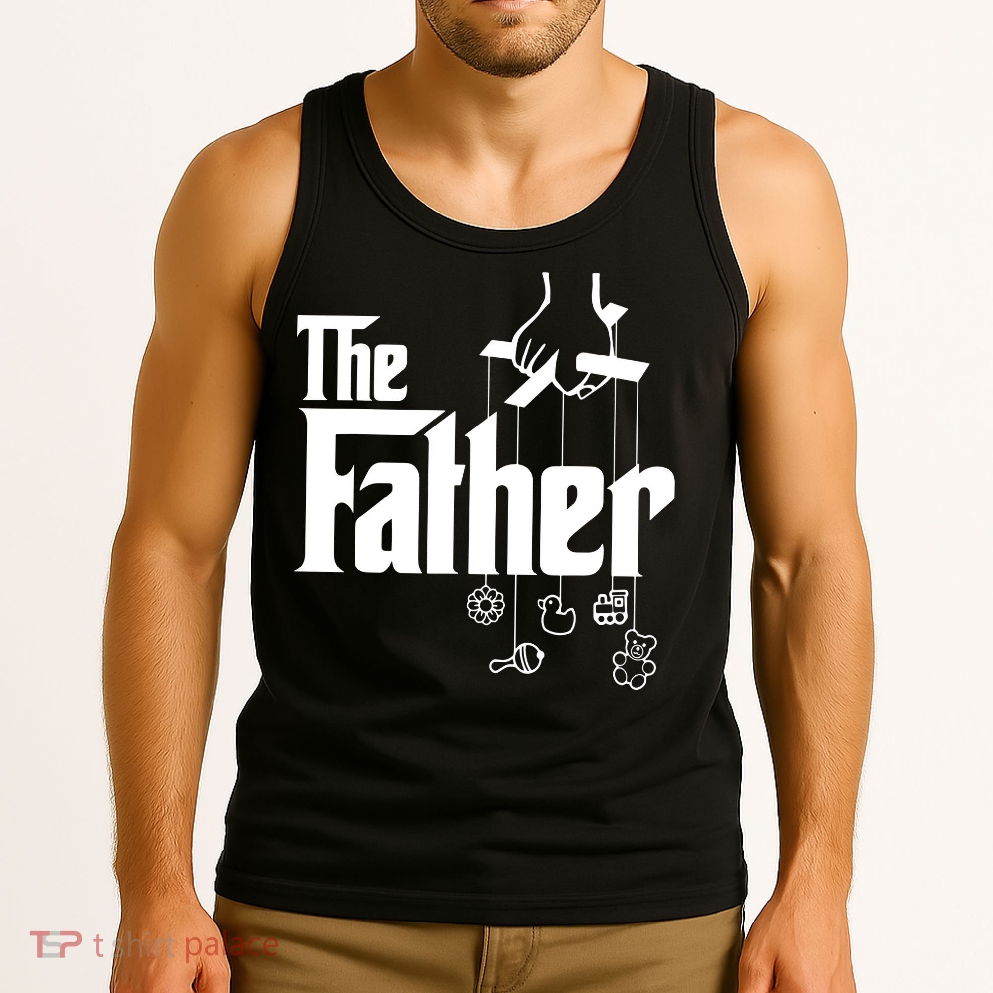 The Father New Daddy Expecting Baby Gift Tank Top