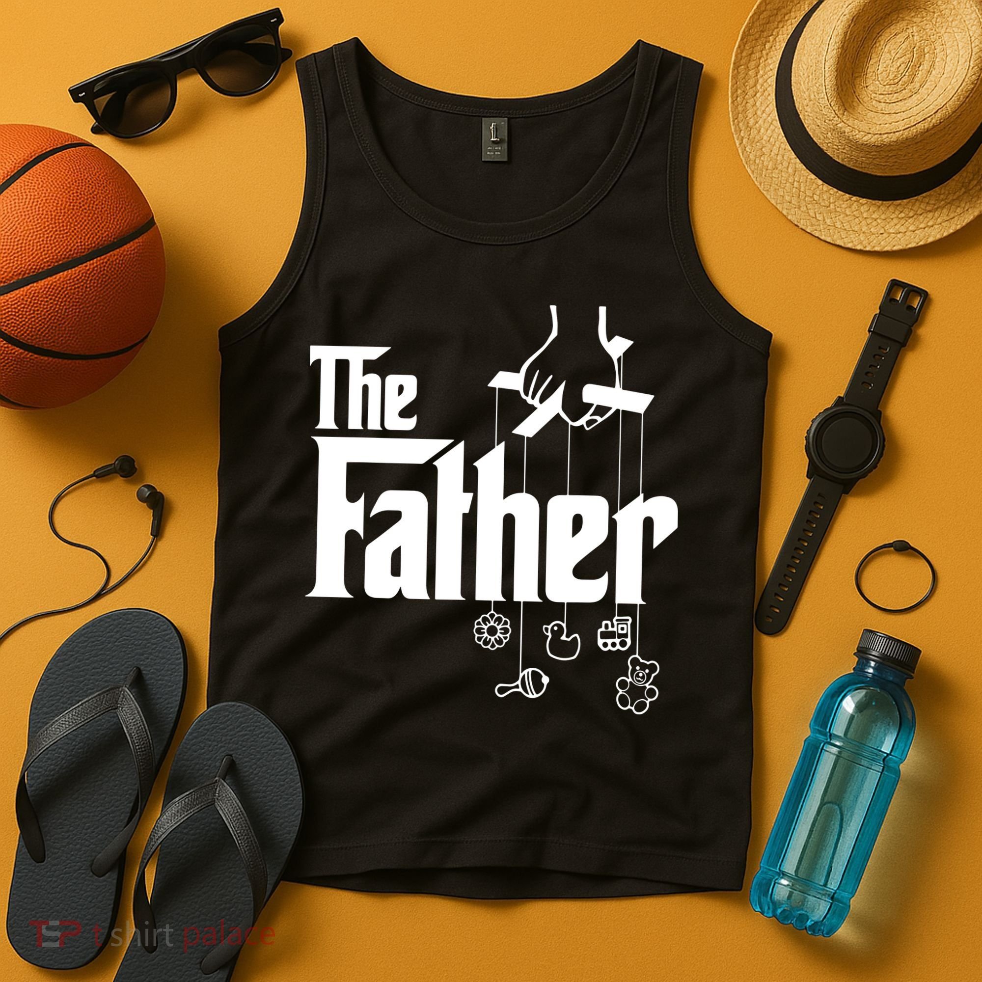 The Father New Daddy Expecting Baby Gift Tank Top
