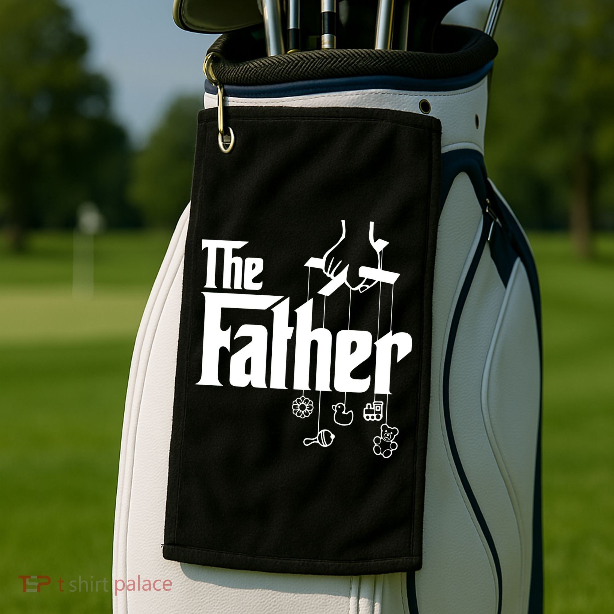 The Father New Daddy Expecting Baby Gift Golf Towel