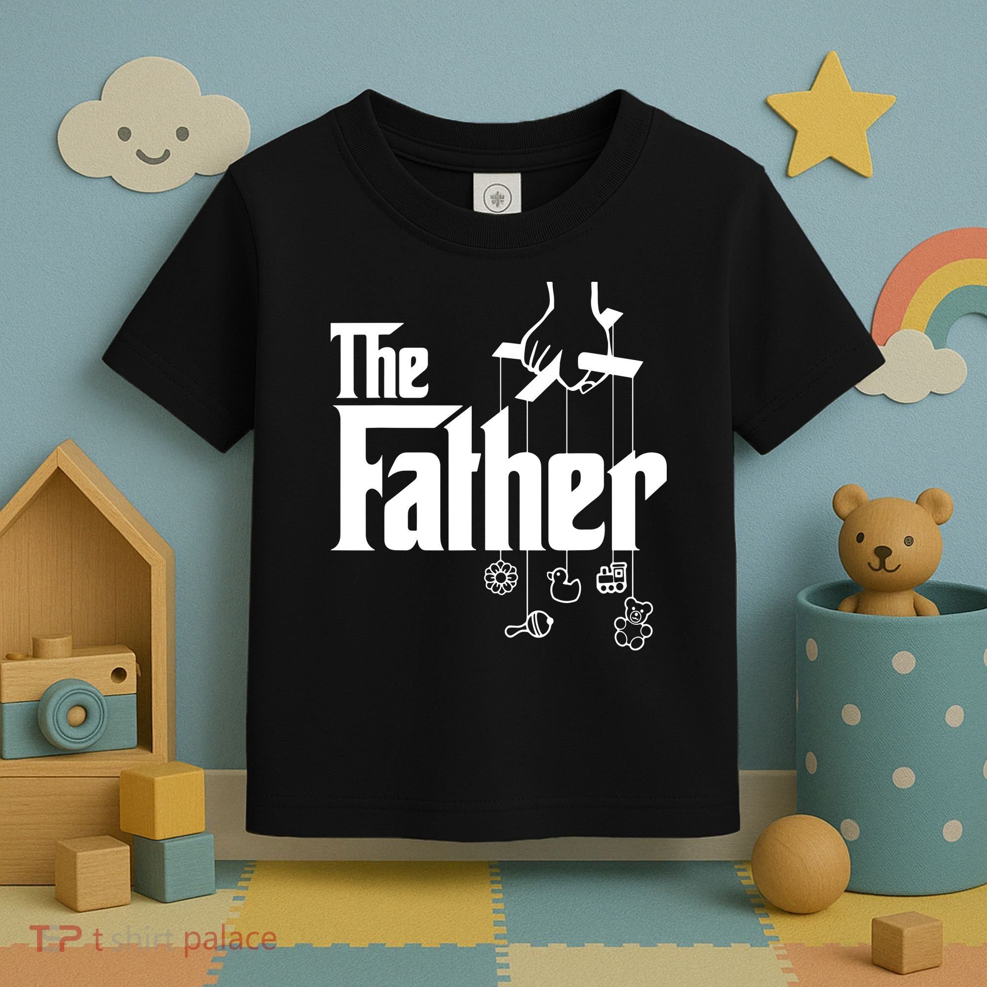 The Father New Daddy Expecting Baby Gift Toddler T-Shirt
