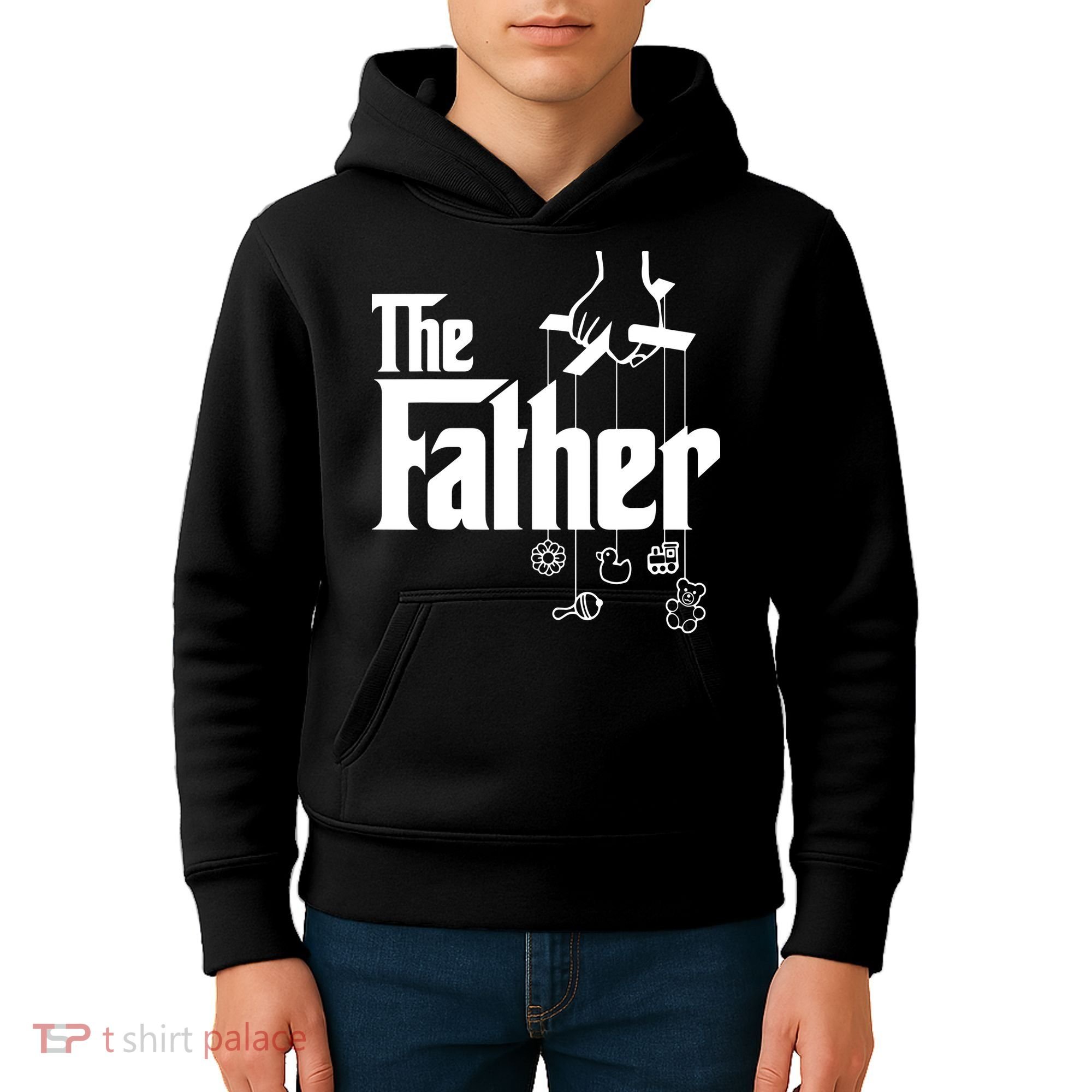 The Father New Daddy Expecting Baby Gift Kids Hoodie