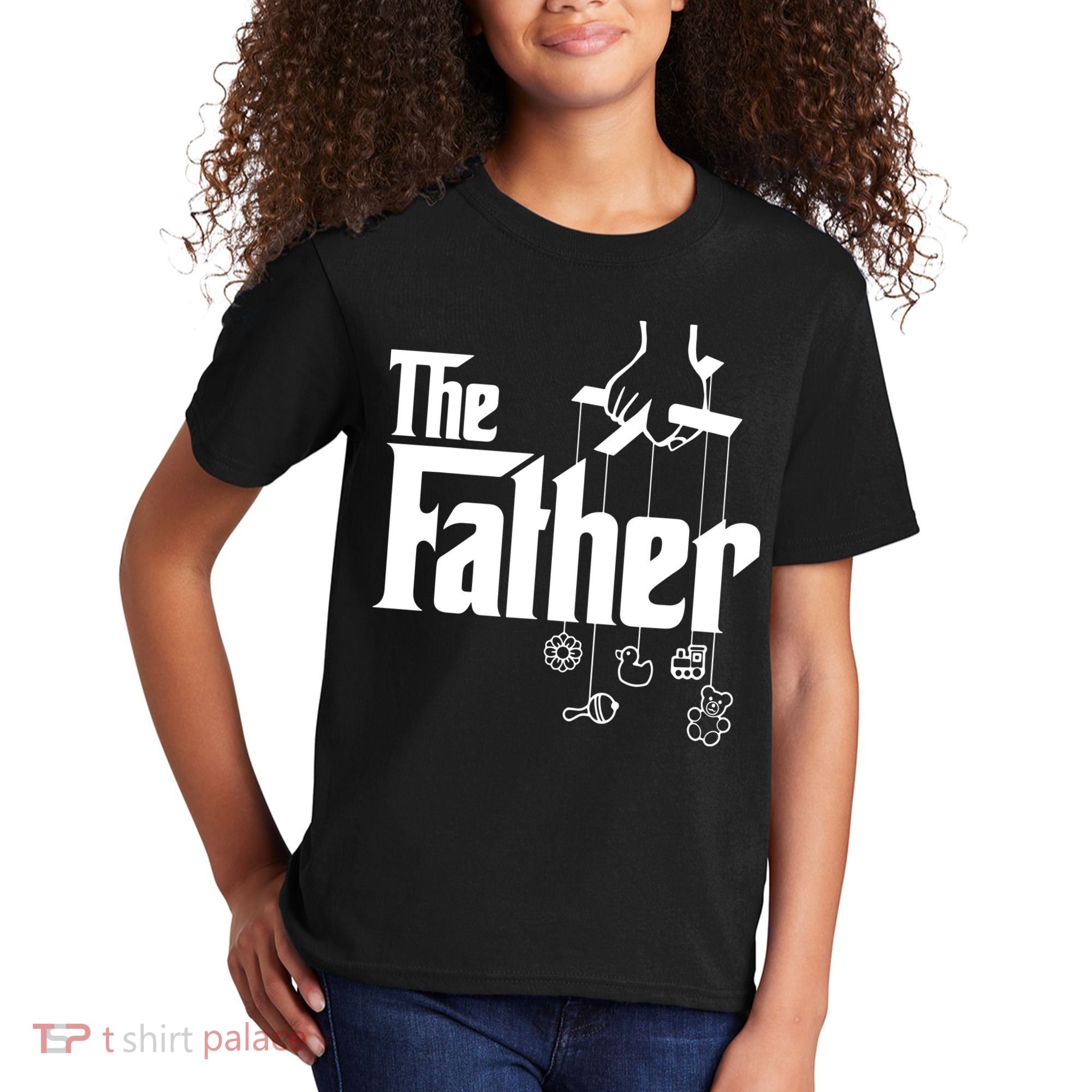 The Father New Daddy Expecting Baby Gift Kids T-Shirt