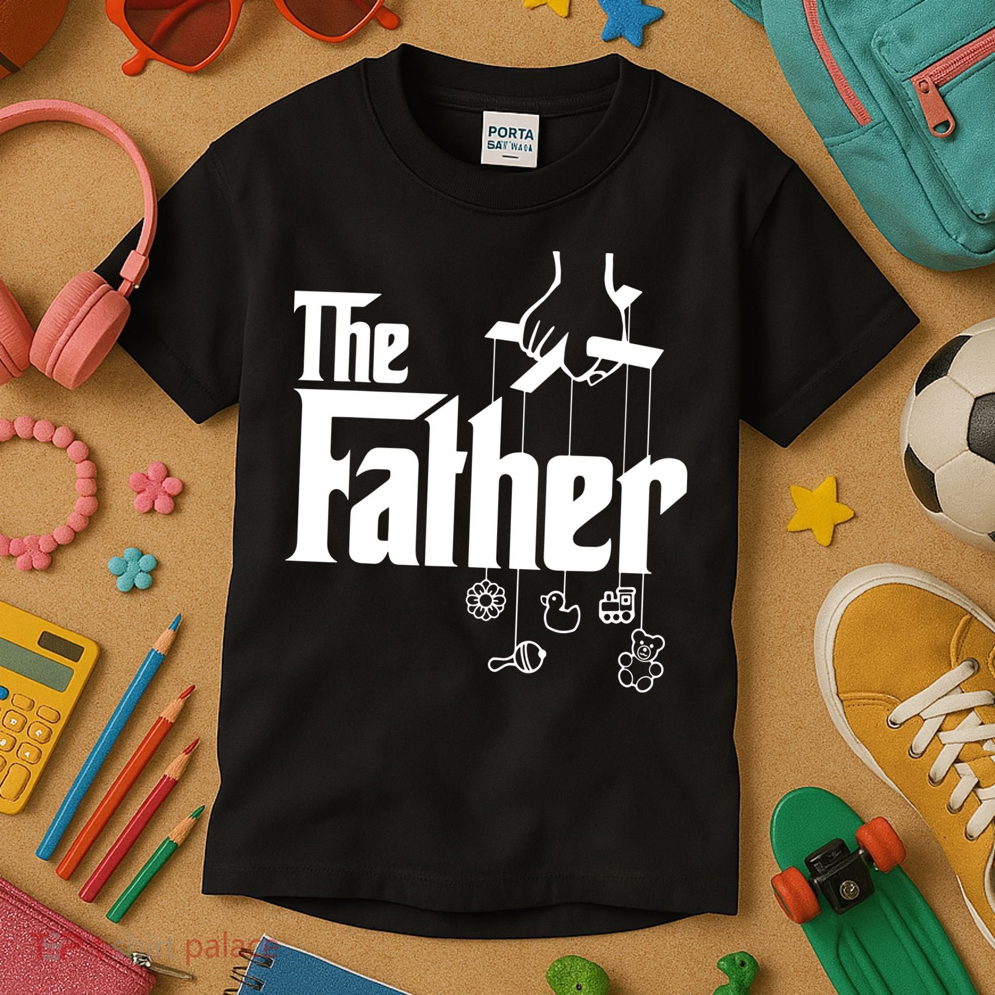 The Father New Daddy Expecting Baby Gift Kids T-Shirt
