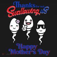Thanks For Not Swallowing Us Happy Mother's Day Father's Day Women's Hoodie thumb 2