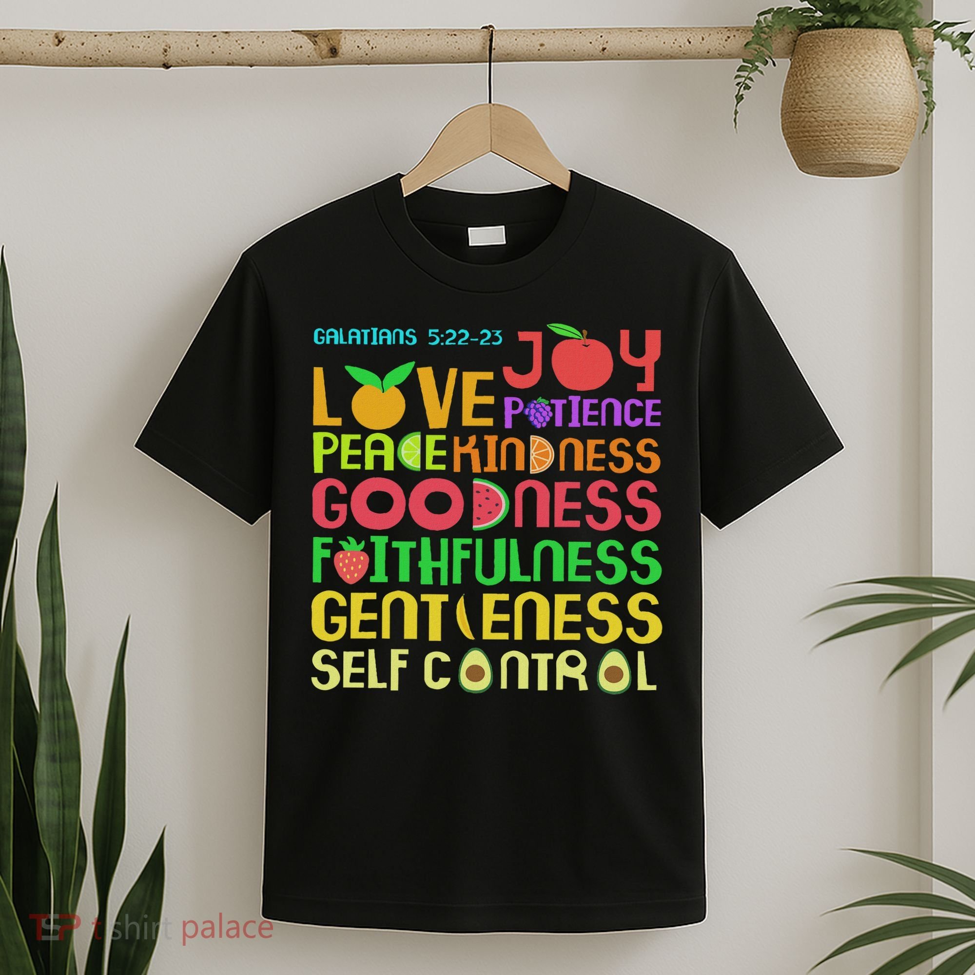 The Fruit Of The Spirit Christian Bible Verse T-Shirt