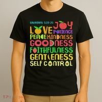 The Fruit Of The Spirit Christian Bible Verse T-Shirt thumb 3