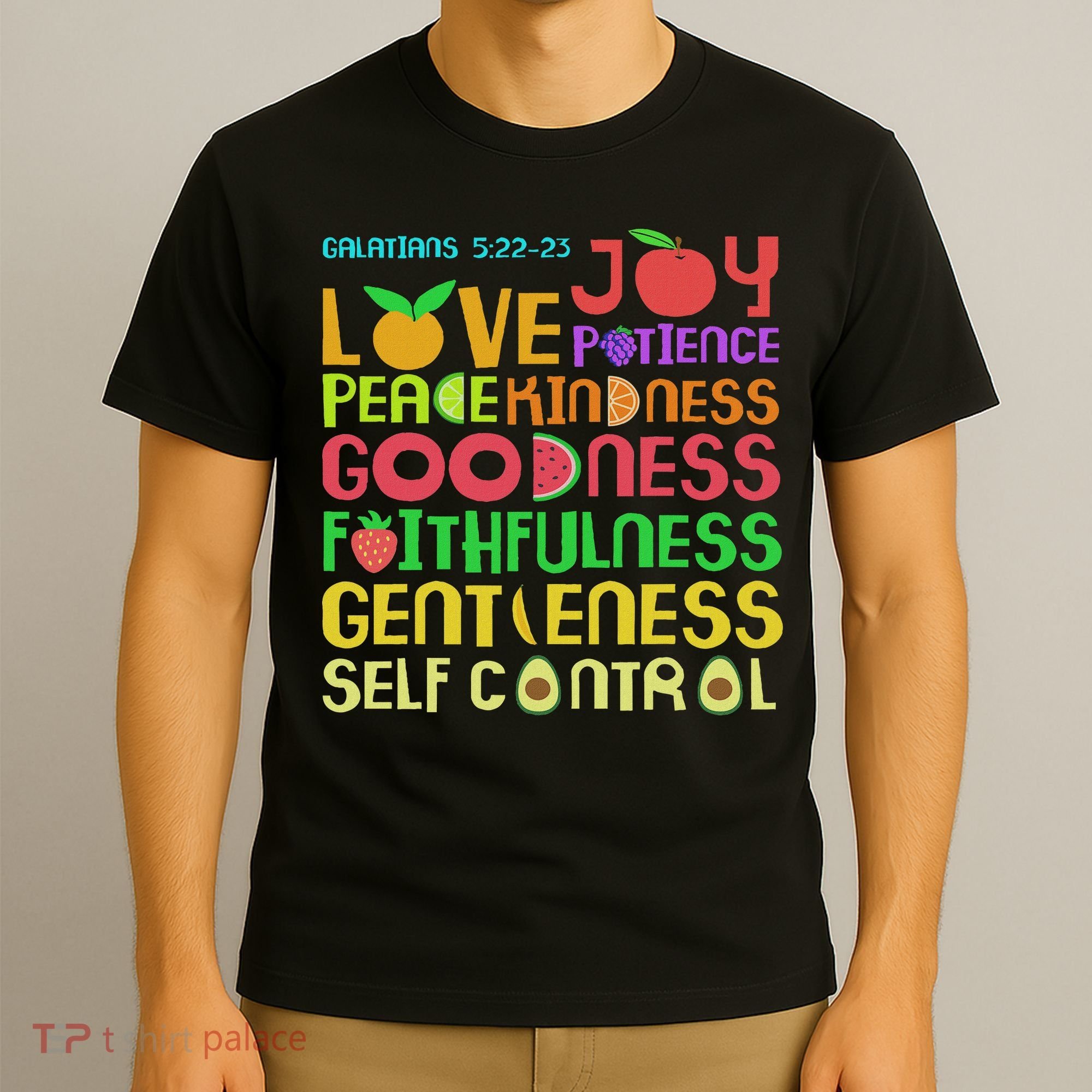 The Fruit Of The Spirit Christian Bible Verse T-Shirt
