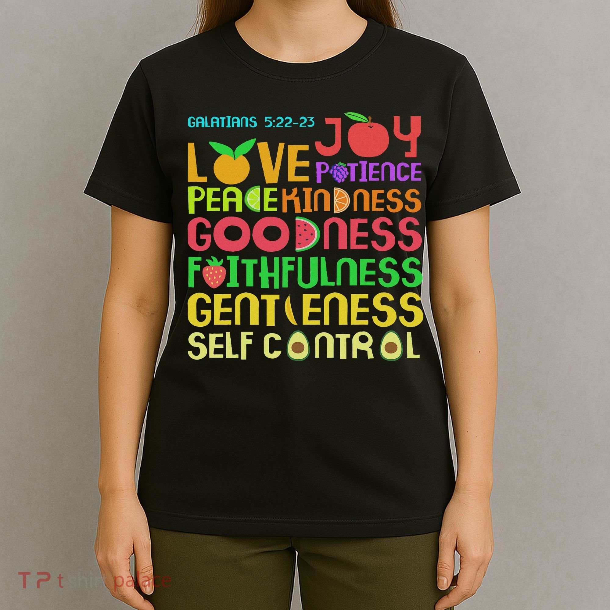 The Fruit Of The Spirit Christian Bible Verse T-Shirt