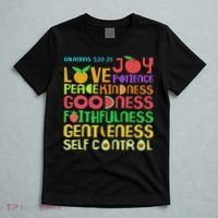 The Fruit Of The Spirit Christian Bible Verse T-Shirt thumb 5