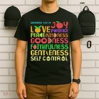 The Fruit Of The Spirit Christian Bible Verse T-Shirt thumb 6