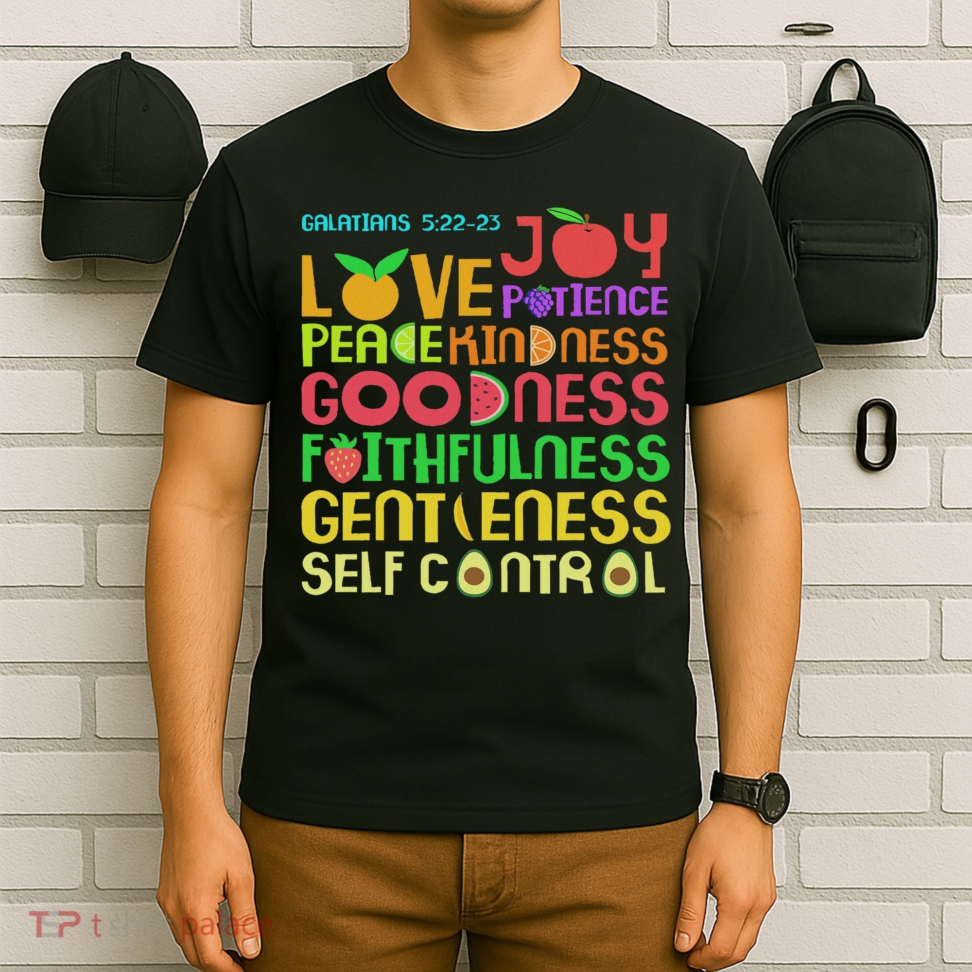 The Fruit Of The Spirit Christian Bible Verse T-Shirt