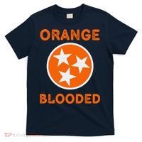 Tennessee Fan Orange Blooded Vol Sports Fan State Flag TN T-Shirt thumb 0