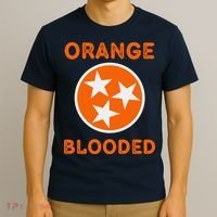 Tennessee Fan Orange Blooded Vol Sports Fan State Flag TN T-Shirt thumb 3
