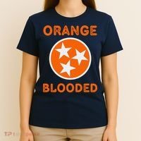 Tennessee Fan Orange Blooded Vol Sports Fan State Flag TN T-Shirt thumb 4