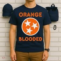 Tennessee Fan Orange Blooded Vol Sports Fan State Flag TN T-Shirt thumb 6
