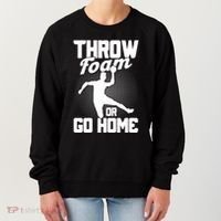 Throw Foam Or Go Home Gaga Ball Dodgeball Game Cute Gift Women's Sweatshirt thumb 0