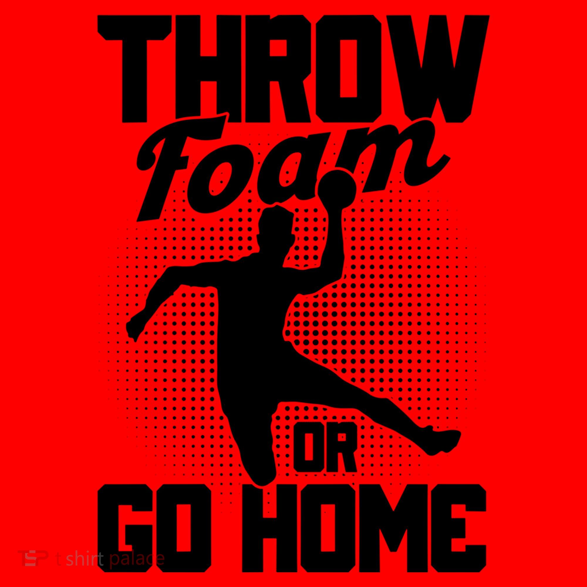 Throw Foam Or Go Home Gaga Ball Dodgeball Game Cute Gift Santa Hat