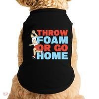 Throw Foam Or Go Home Gaga Ball Dodgeball Game Gift Doggie Tank thumb 0