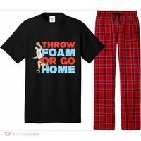 Throw Foam Or Go Home Gaga Ball Dodgeball Game Gift Pajama Set thumb 0