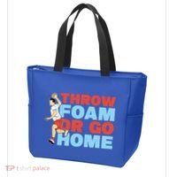 Throw Foam Or Go Home Gaga Ball Dodgeball Game Gift Tote Bag thumb 3