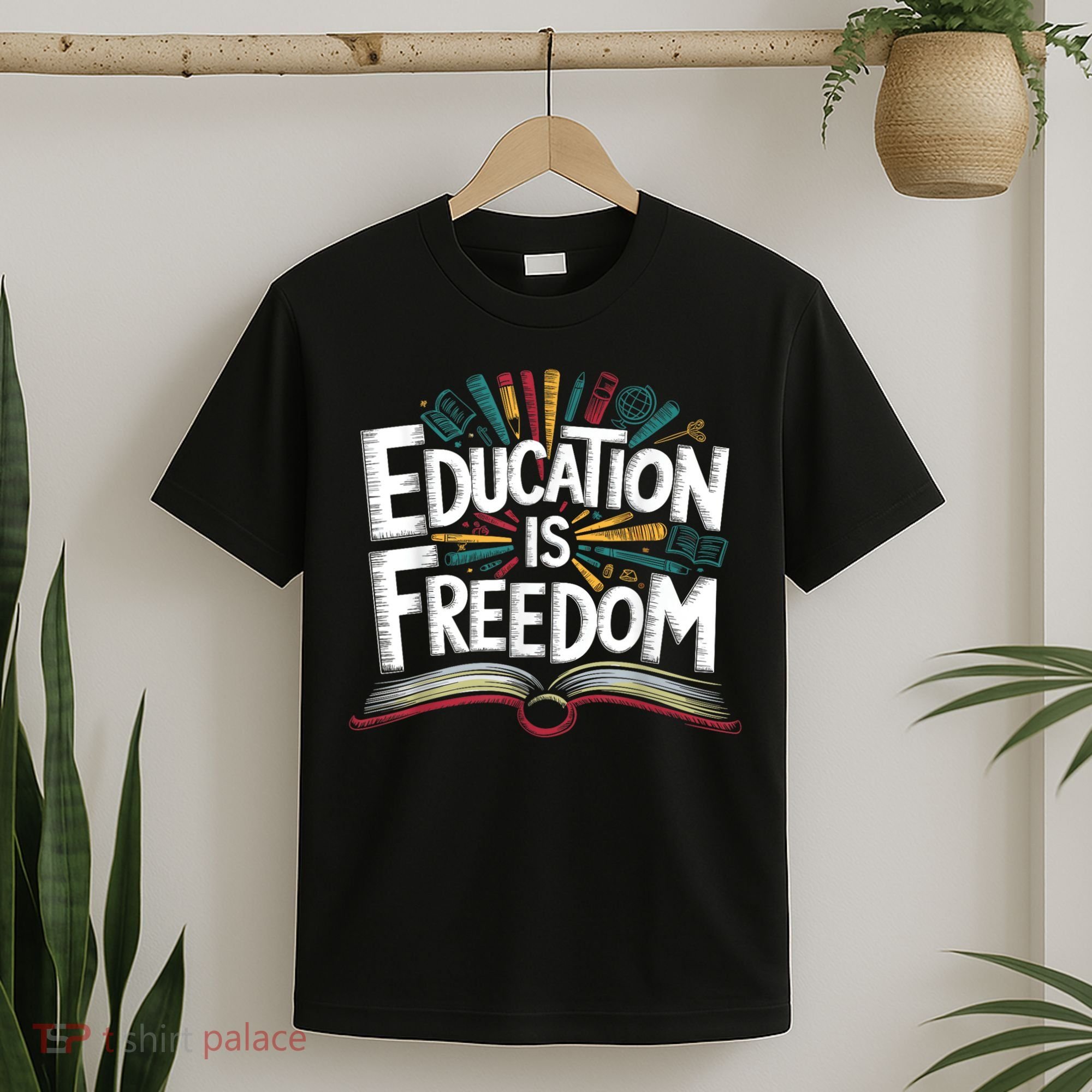 The Freedom Of Knowledge Black History Teacher T-Shirt
