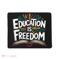 The Freedom Of Knowledge Black History Teacher Mousepad thumb 0