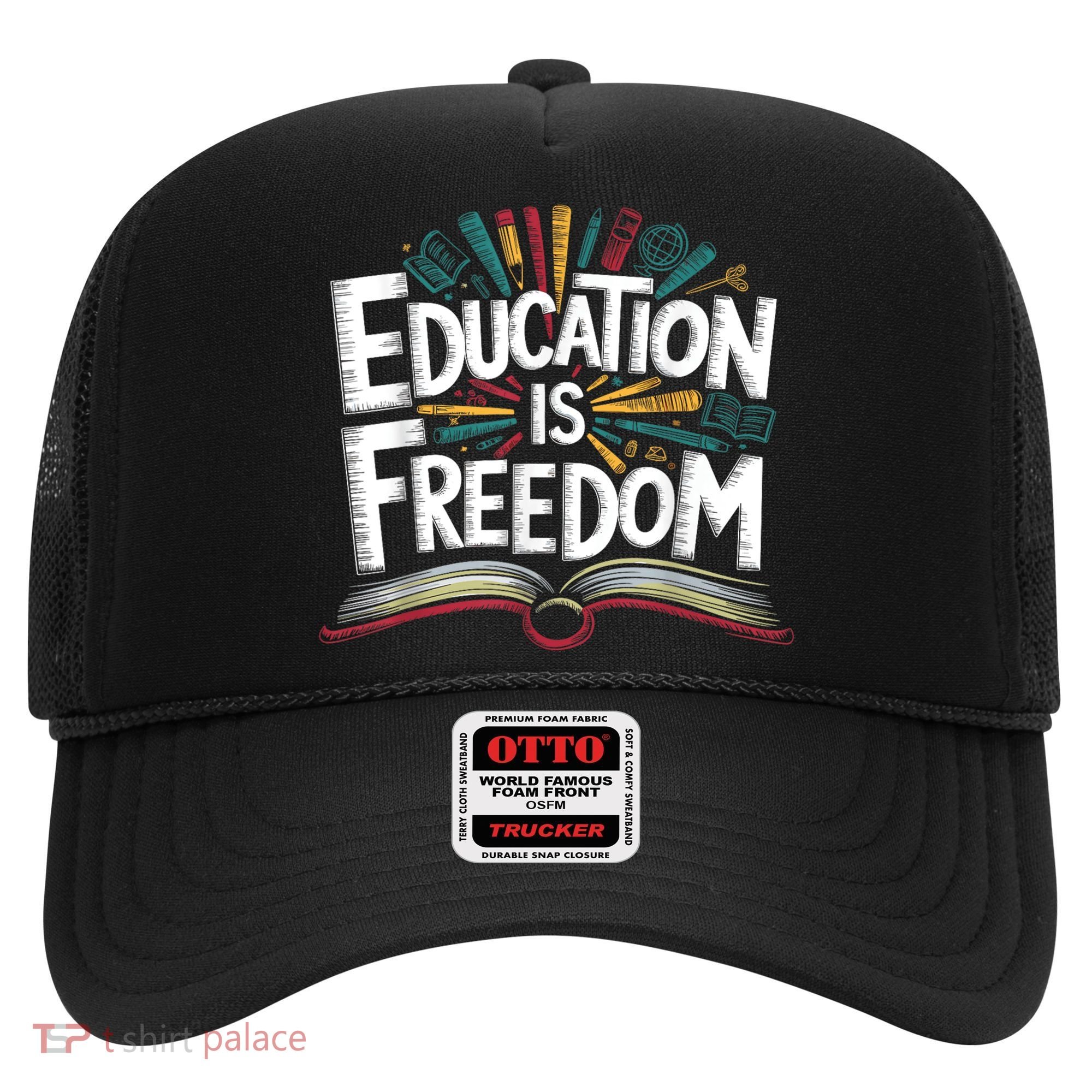 The Freedom Of Knowledge Black History Teacher Hat