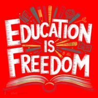 The Freedom Of Knowledge Black History Teacher Santa Hat thumb 1