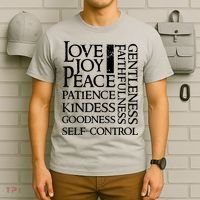 The Fruit Of The Spirit Christian Bible Verse T-Shirt thumb 6