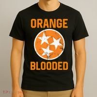 Tennessee Fan Orange Blooded Funny Sports Fan State Flag Tn T-Shirt thumb 3