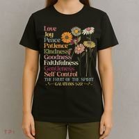 The Fruit Of The Spirit Galatians Christian Cross Jesus 5 22 T-Shirt thumb 4