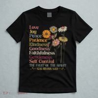 The Fruit Of The Spirit Galatians Christian Cross Jesus 5 22 T-Shirt thumb 5