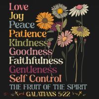 The Fruit Of The Spirit Galatians Christian Cross Jesus 5 22 T-Shirt thumb 7