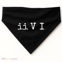 Two Five One Ii V I Jazz Chord Progression Music USA-Made Doggie Bandana thumb 0